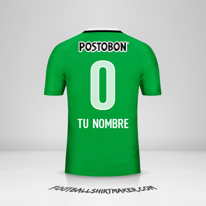 Camiseta Atletico Nacional 2016 -  tu nombre - 0