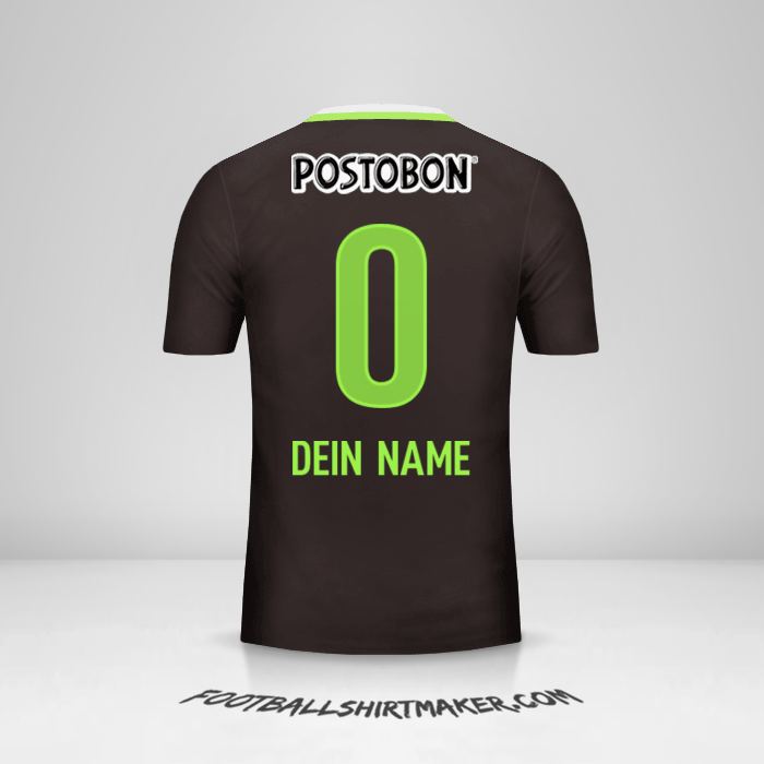 Trikot Atletico Nacional 2016 II -  dein name - 0