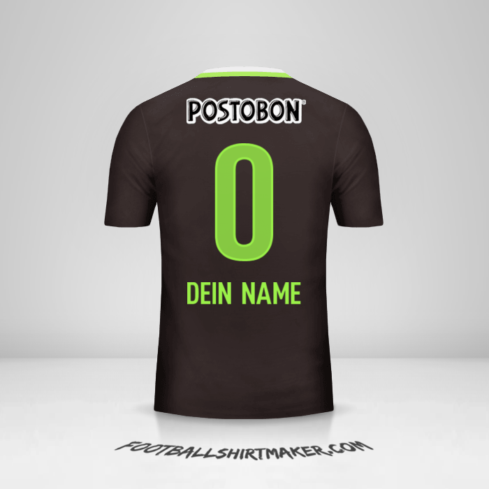 Trikot Atletico Nacional 2016 II -  dein name - 0