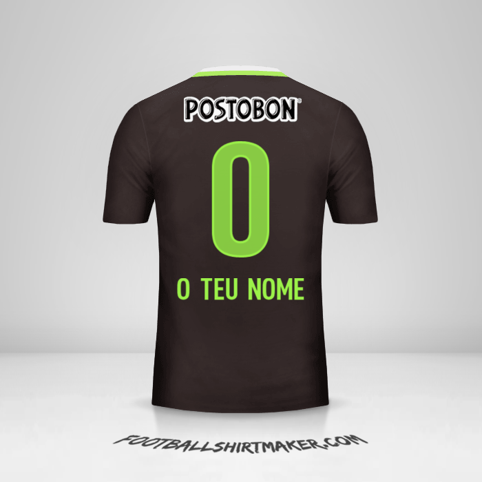 Camisola Atletico Nacional 2016 II -  o teu nome - 0