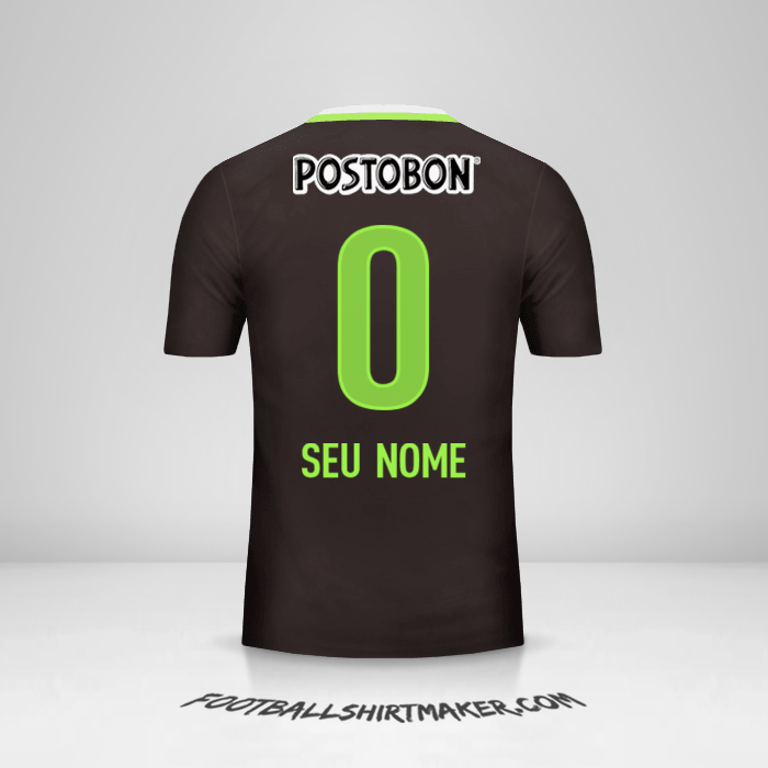 Camisa Atletico Nacional 2016 II -  seu nome - 0