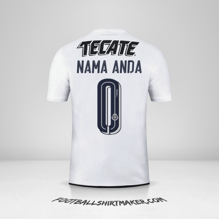 Jersey Guadalajara 2016/17 II -  nama anda - 0