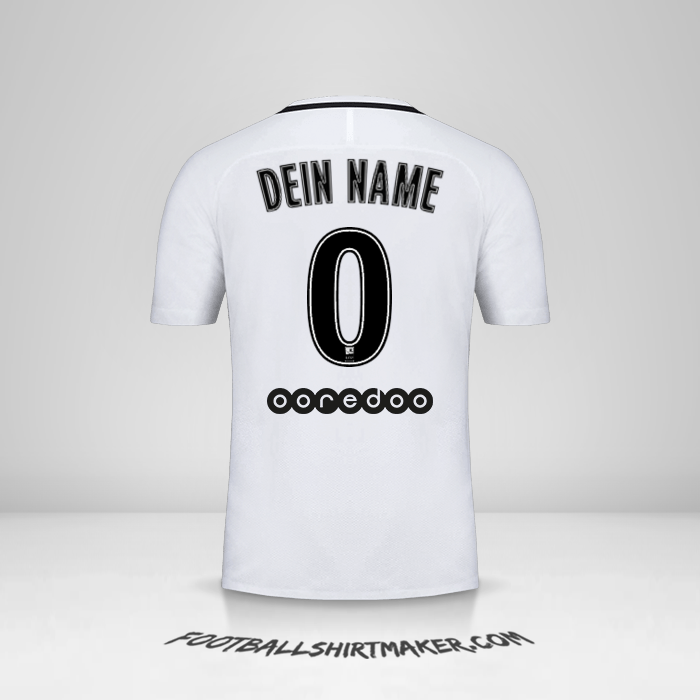 Trikot Paris Saint Germain 2016/17 III -  dein name - 0