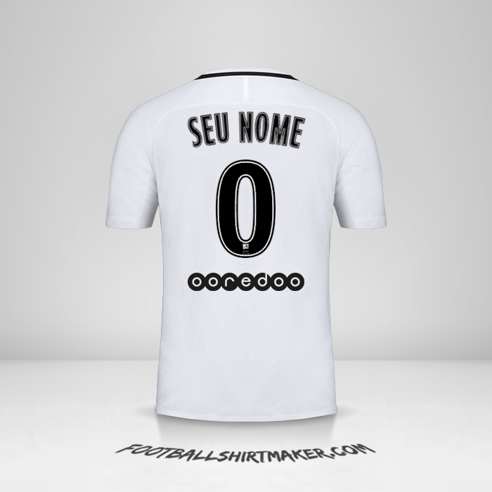Camisa Paris Saint Germain 2016/17 III -  seu nome - 0