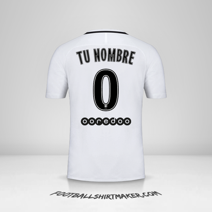 Camiseta Paris Saint Germain 2016/17 III -  tu nombre - 0
