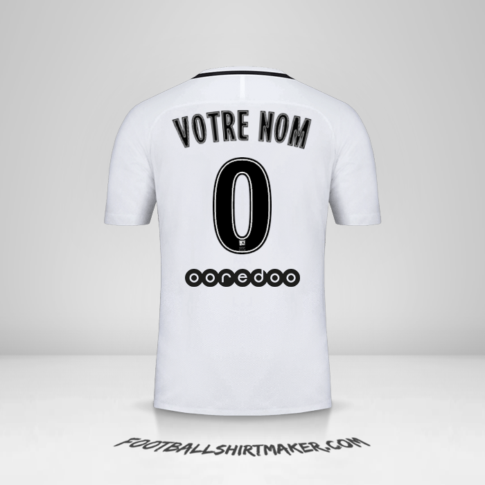 Maillot Paris Saint Germain 2016/17 III -  votre nom - 0