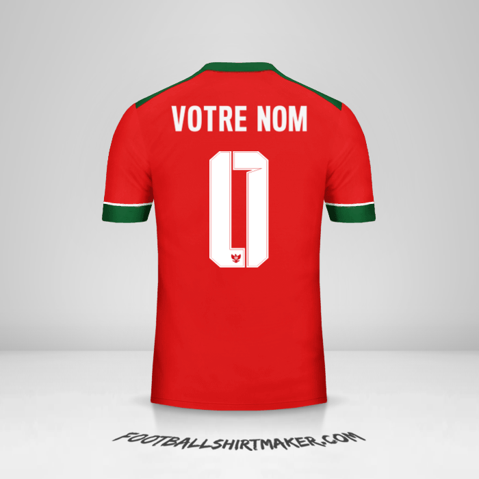 Maillot Indonésie 2016/17 -  votre nom - 0