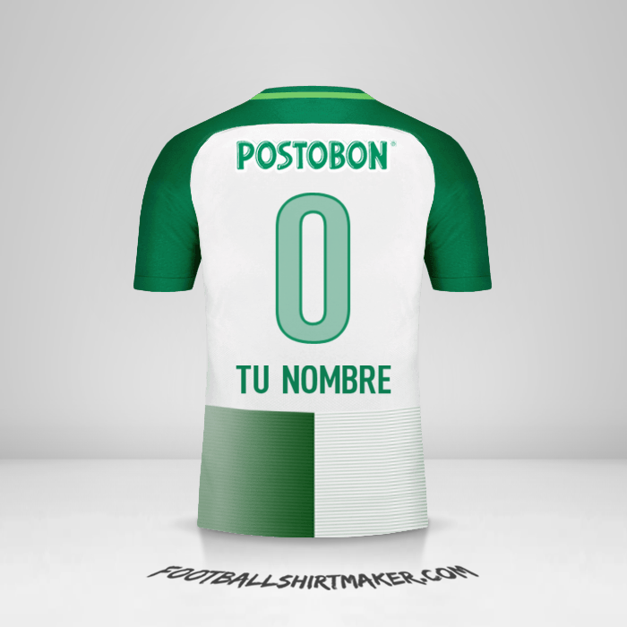 Camiseta Atletico Nacional 2017 -  tu nombre - 0