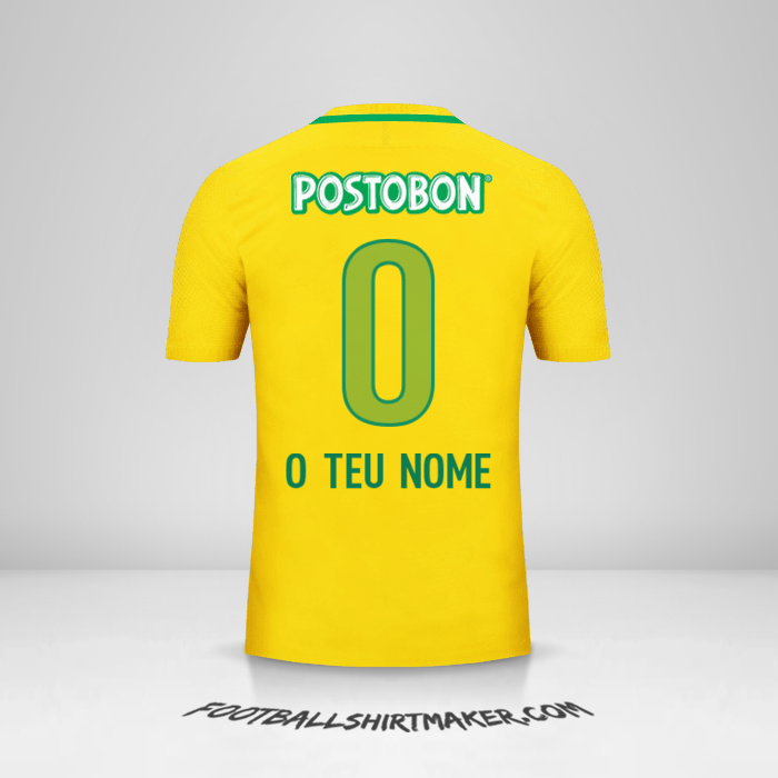 Camisola Atletico Nacional 2017 II -  o teu nome - 0
