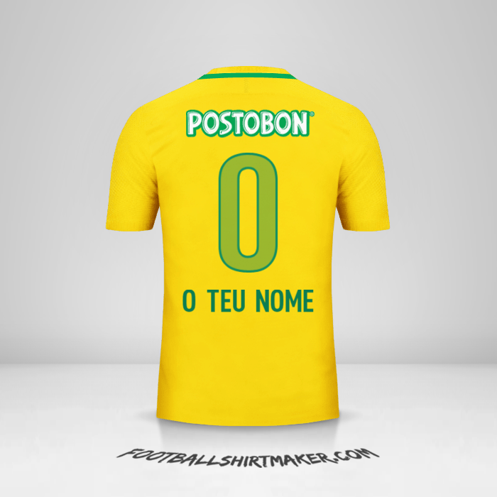 Camisola Atletico Nacional 2017 II -  o teu nome - 0