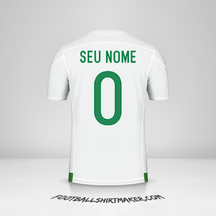 Camisa Argélia 2016/17 -  seu nome - 0