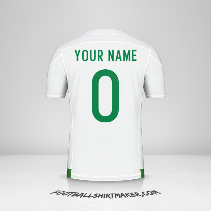 Shirt Algeria 2016/17 -  your name - 0
