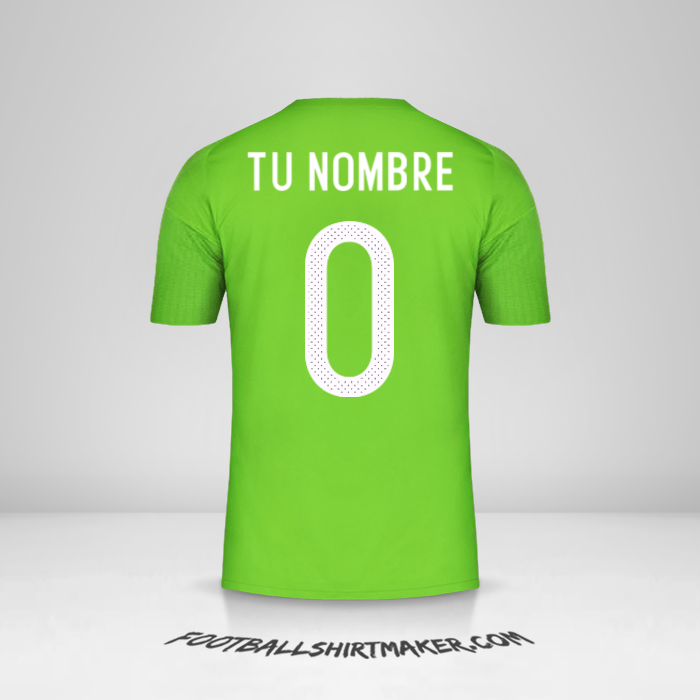 Camiseta Argelia 2016/17 II -  tu nombre - 0