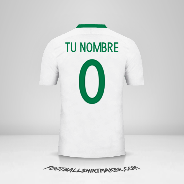 Camiseta Nigeria 2016/17 II -  tu nombre - 0