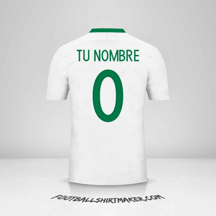 Camiseta Nigeria 2016/17 II -  tu nombre - 0
