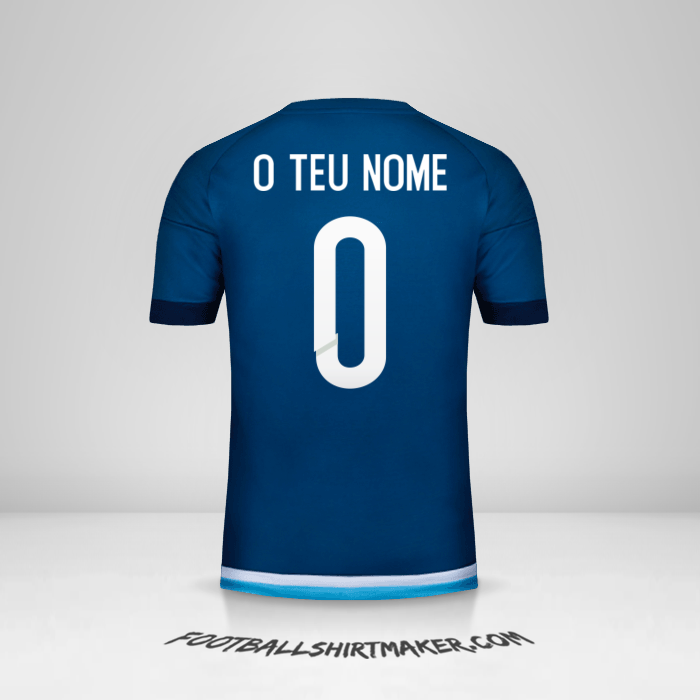 Camisola Argentina 2016 II -  o teu nome - 0