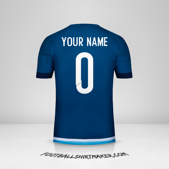 Jersey Argentina 2016 II -  your name - 0