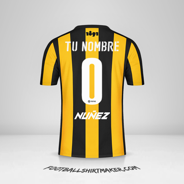 Camiseta Peñarol 2016/17 -  tu nombre - 0