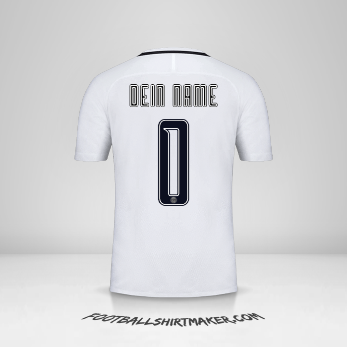 Trikot Paris Saint Germain Cup 2016/17 III -  dein name - 0