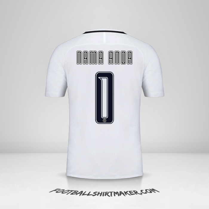 Jersey Paris Saint Germain Cup 2016/17 III -  nama anda - 0