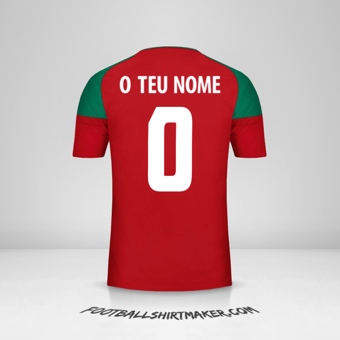 Camisola Marrocos 2017 -  o teu nome - 0