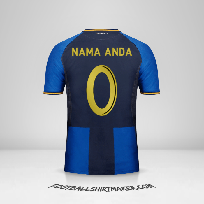Jersey Honduras 2016/17 III -  nama anda - 0