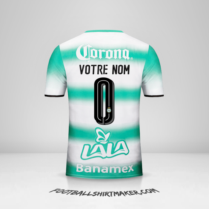 Maillot Santos Laguna 2016/17 -  votre nom - 0