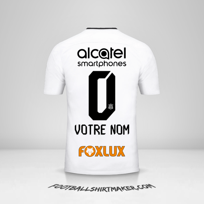 Maillot Corinthians 2017/18 -  votre nom - 0