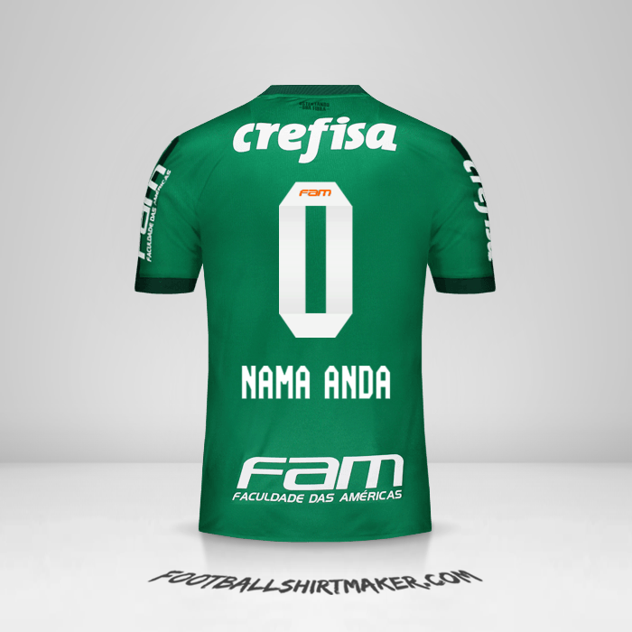 Jersey Palmeiras 2017 -  nama anda - 0