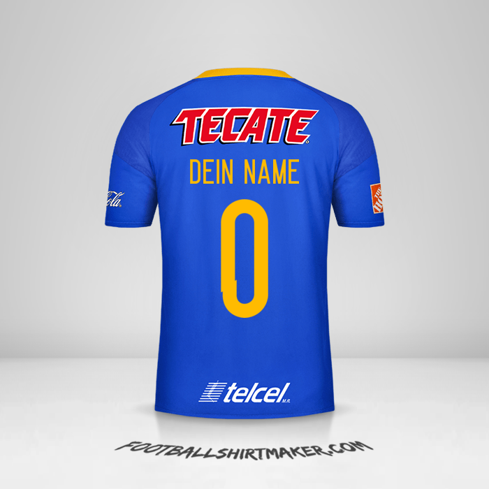Trikot Tigres UANL 2016/17 II -  dein name - 0