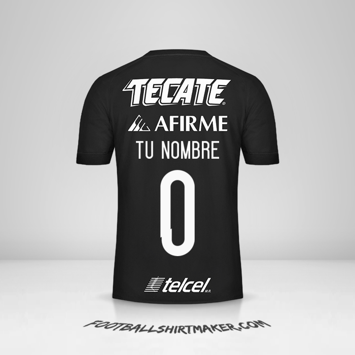 Camiseta Tigres UANL 2017 III -  tu nombre - 0