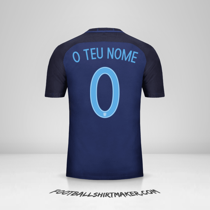 Camisola Inglaterra 2017 II -  o teu nome - 0