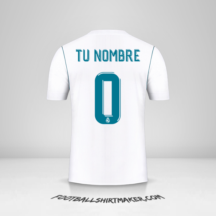 Jersey Real Madrid CF 2017/18 Cup -  tu nombre - 0
