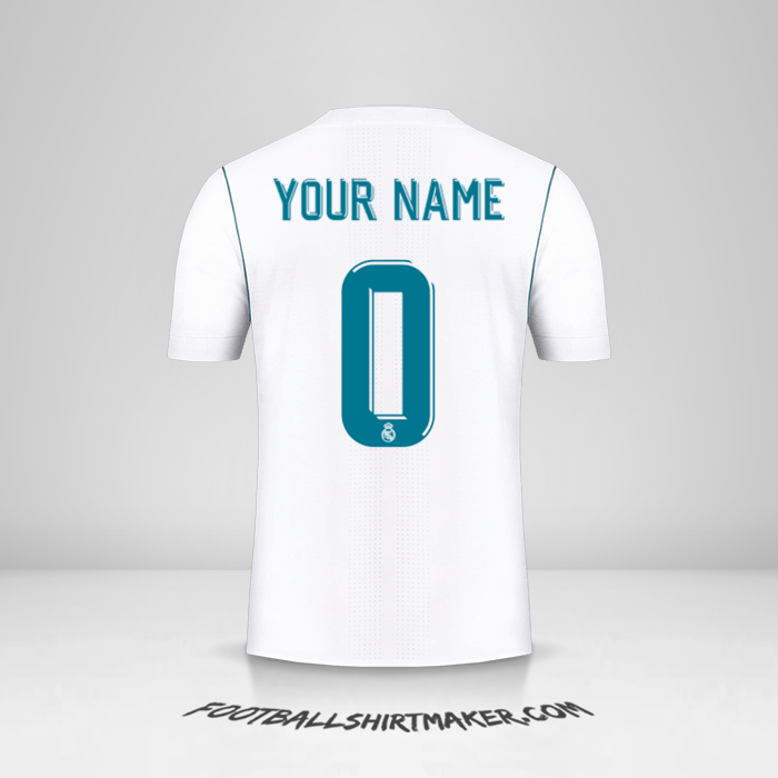 Jersey Real Madrid CF 2017/18 Cup -  your name - 0