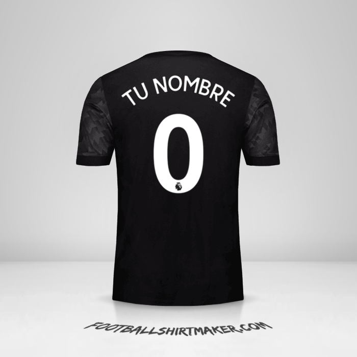 Camiseta Manchester United 2017/18 II -  tu nombre - 0