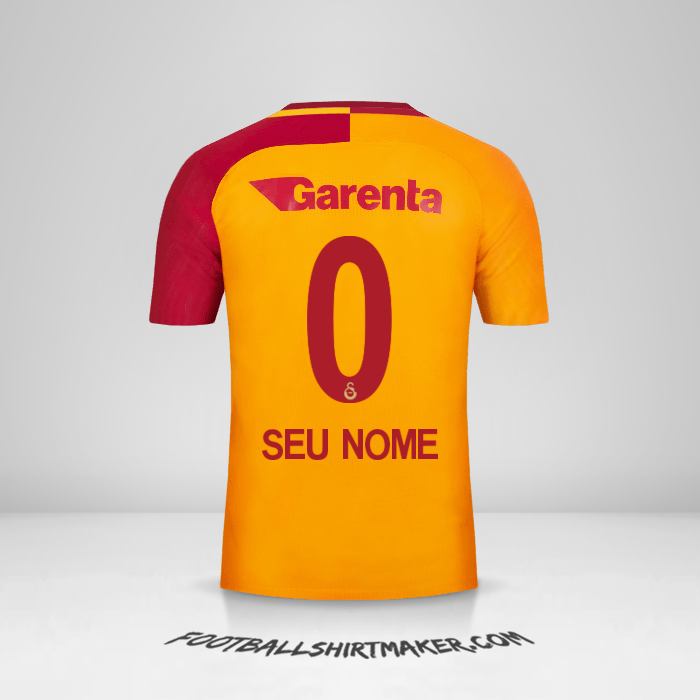 Camisa Galatasaray SK 2017/18 -  seu nome - 0
