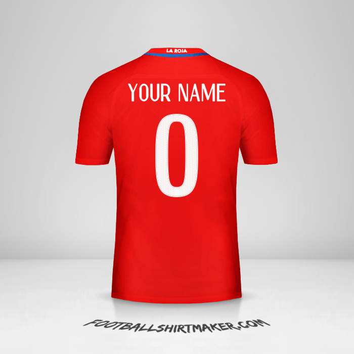 Jersey Chile 2016 -  your name - 0
