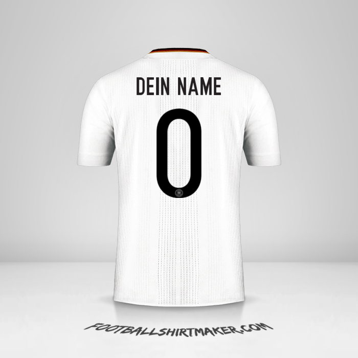 Trikot Deutschland 2017 -  dein name - 0