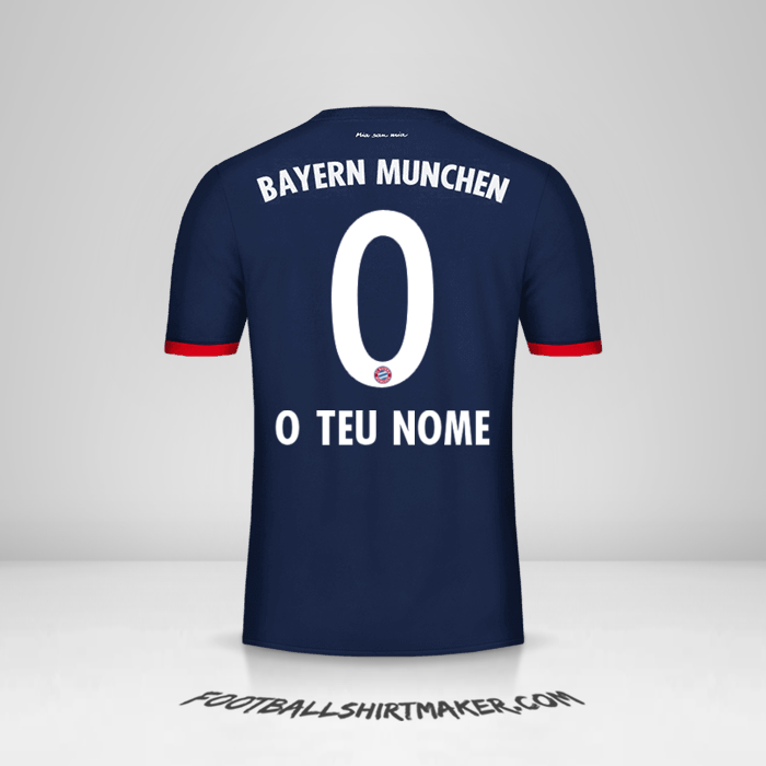 Camisola FC Bayern Munchen 2017/18 II -  o teu nome - 0