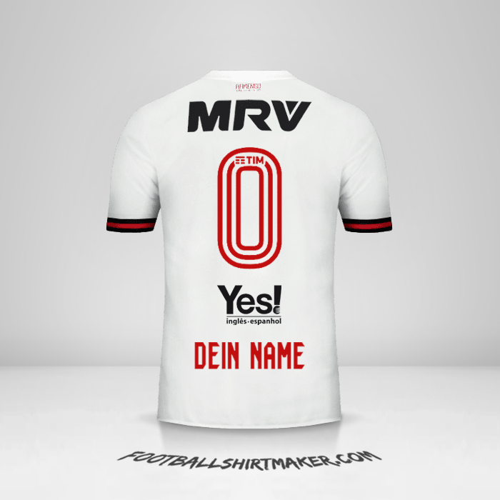 Trikot Flamengo 2017/18 II -  dein name - 0