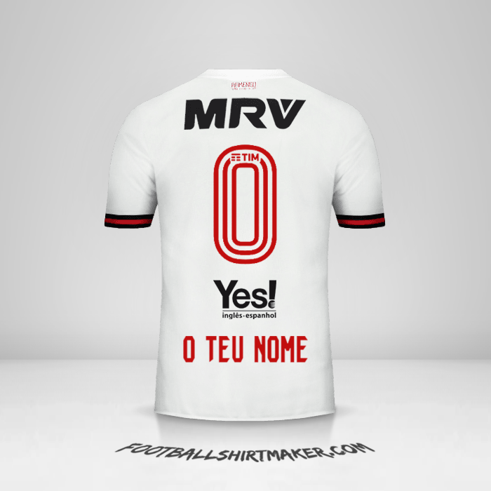 Camisola Flamengo 2017/18 II -  o teu nome - 0