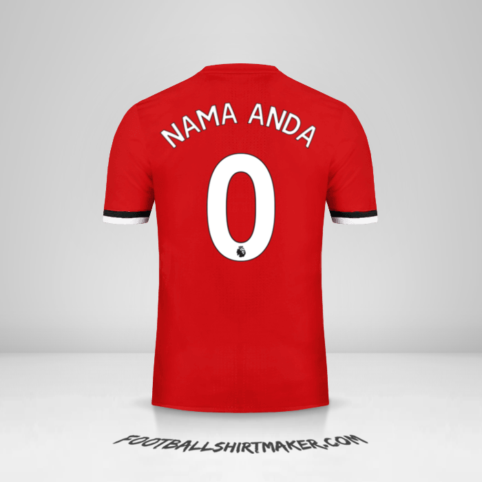Jersey Manchester United 2017/18 -  nama anda - 0