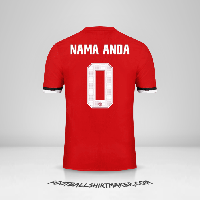 Jersey Manchester United Cup 2017/18 -  nama anda - 0