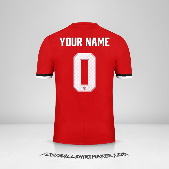 Jersey Manchester United Cup 2017/18 -  your name - 0