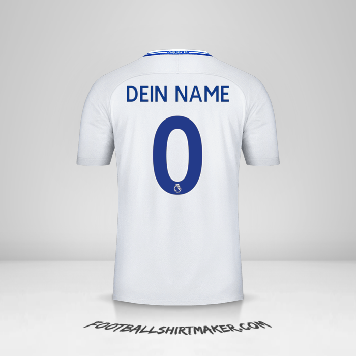 Trikot Chelsea 2017/18 II -  dein name - 0