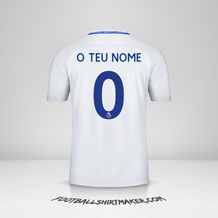 Camisola Chelsea 2017/18 II -  o teu nome - 0