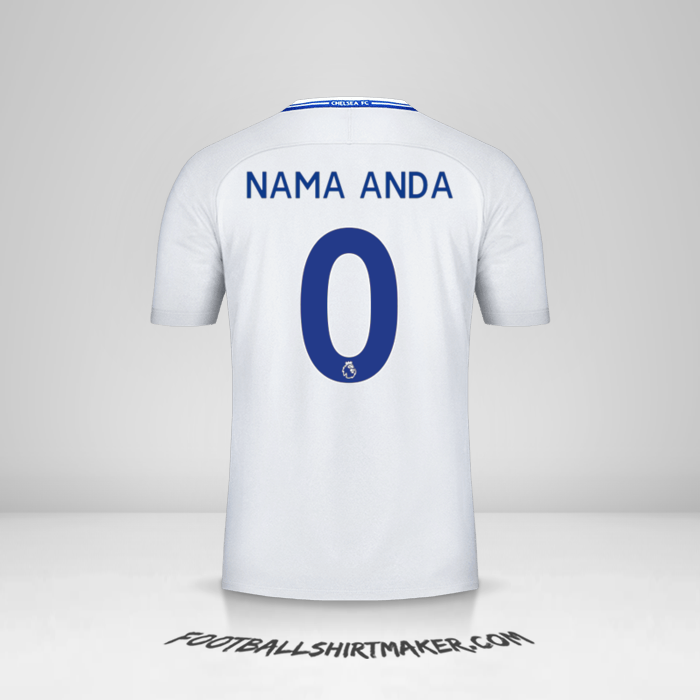 Jersey Chelsea 2017/18 II -  nama anda - 0