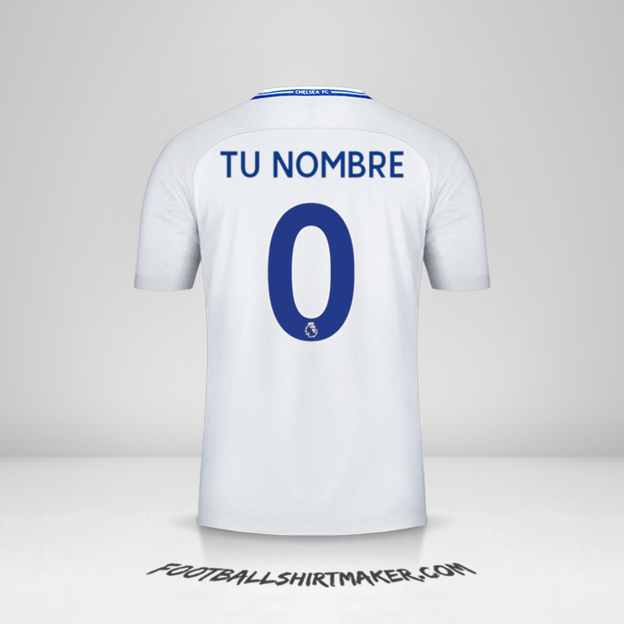Camiseta Chelsea 2017/18 II -  tu nombre - 0