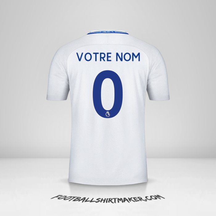 Maillot Chelsea 2017/18 II -  votre nom - 0