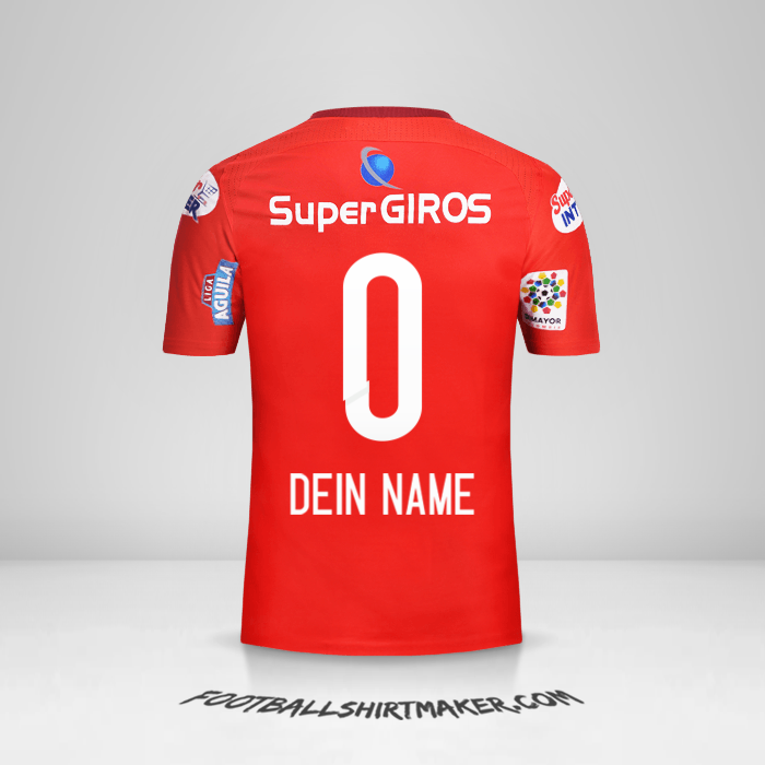 Trikot America de Cali 2017 -  dein name - 0